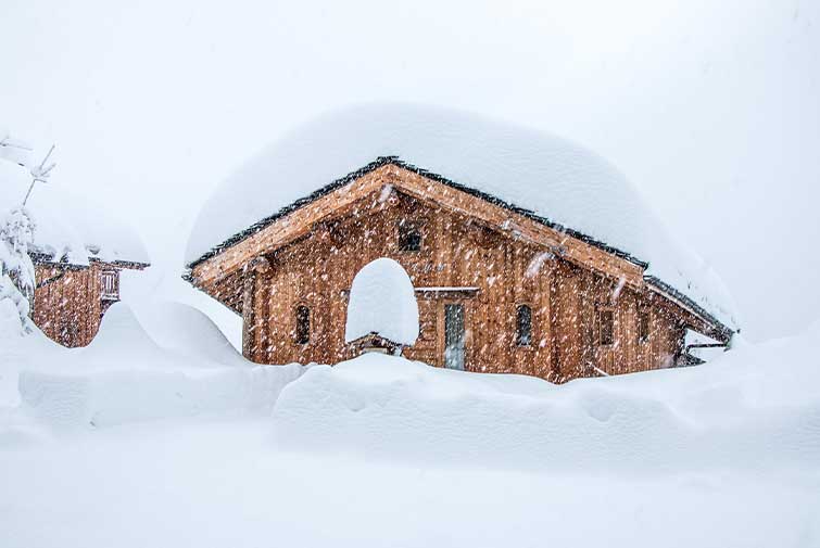 la rosière en hiver